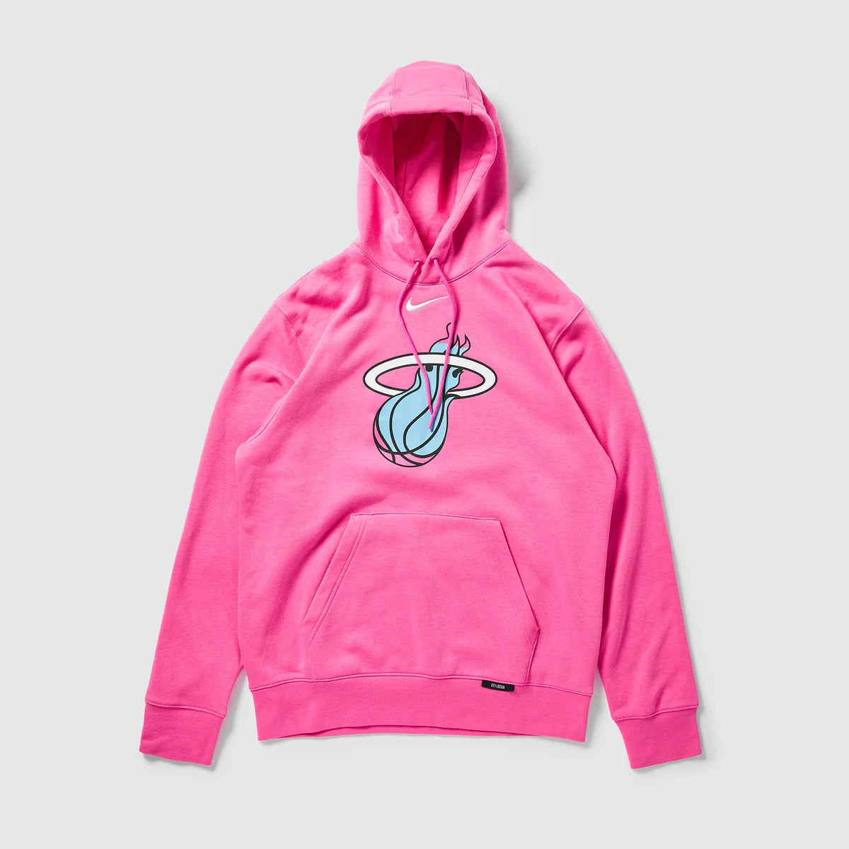 Nike NBA Miami Heat City Edition Logo Club Hoodie