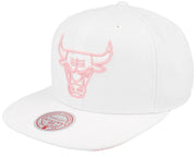 Mitchell&Ness NBA Summer Suede White Bulls Snapback