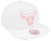 Mitchell&Ness NBA Summer Suede White Bulls Snapback