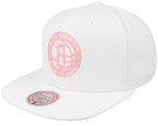 Mitchell&Ness NBA Summer Suede White Brooklyn Nets Snapback