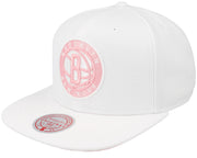 Mitchell&Ness NBA Summer Suede White Brooklyn Nets Snapback