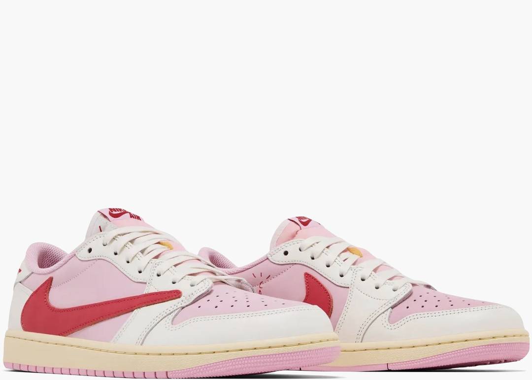 Air Jordan 1 Retro Low OG SP Travis Scott “Sail Tropical Pink”
