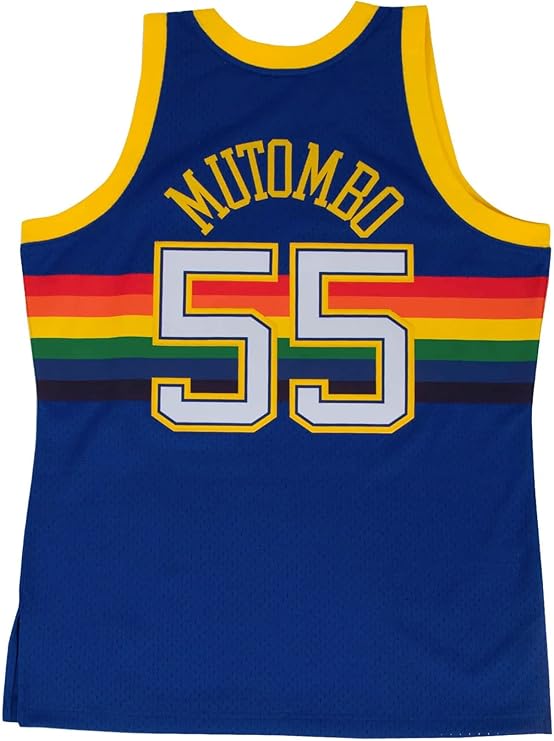 Dikembe Mutombo Denver Nuggets 1991/1992 NBA Authentic Jersey Mitchell & Ness