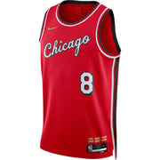 Nike NBA Chicago Bulls Jersey No. 8 Zach Lavine