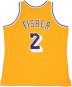 Derek Fisher LA Lakers 1996/1997 NBA Authentic Jersey Mitchell & Ness