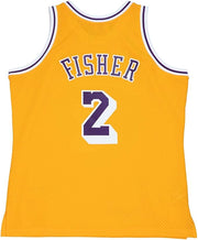 Derek Fisher LA Lakers 1996/1997 NBA Authentic Jersey Mitchell & Ness