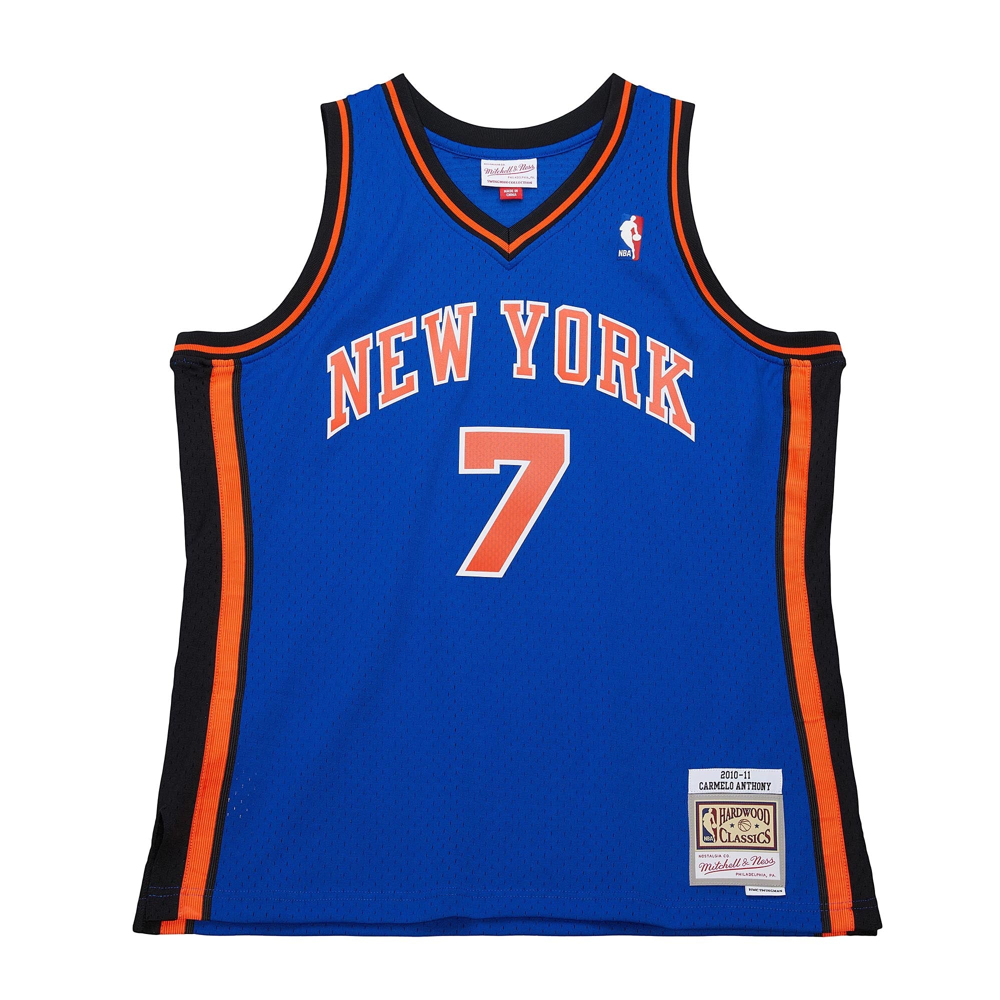 Mitchell&Ness NBA #7 Carmelo Anthony - NY Knicks Swingman Jersey