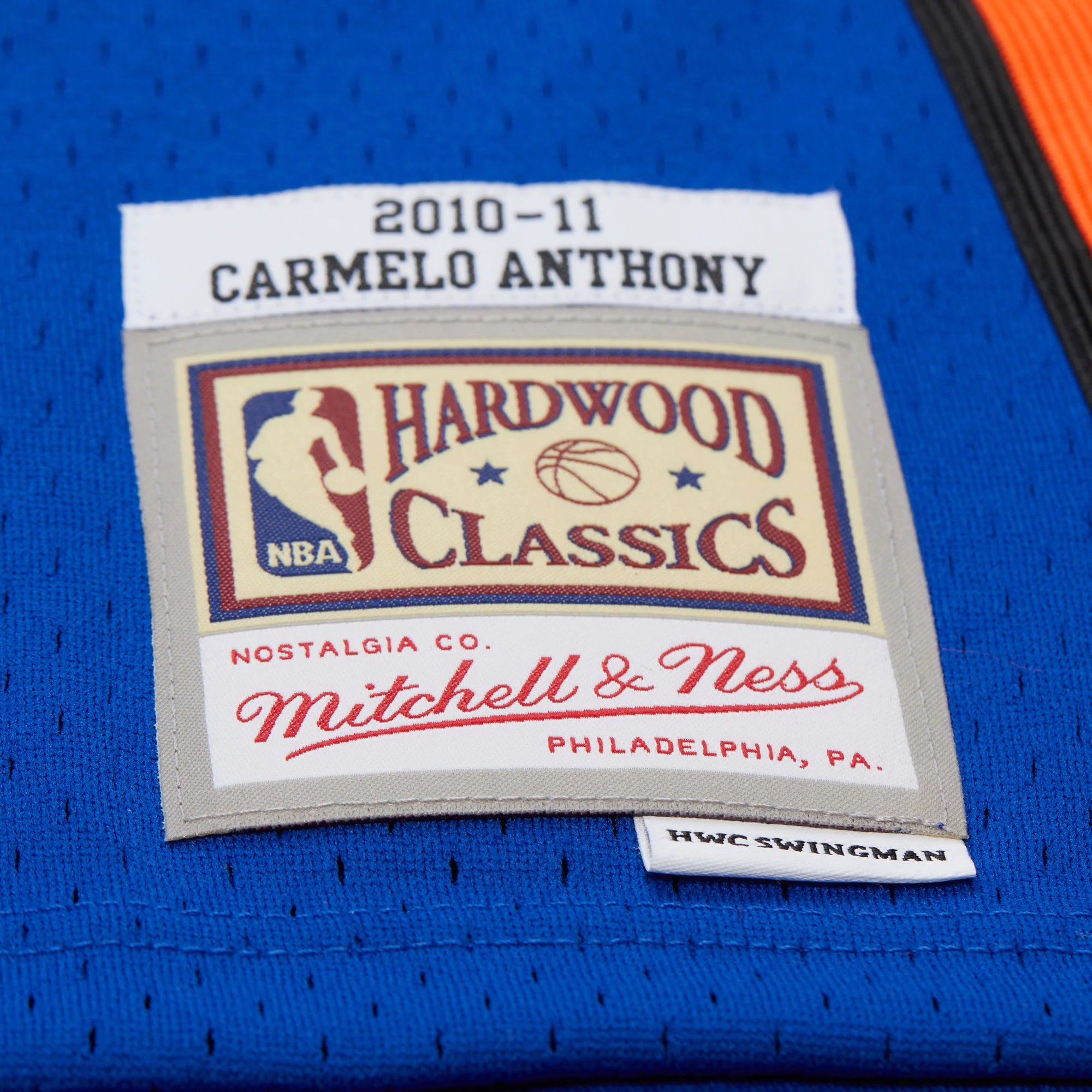 Mitchell&Ness NBA #7 Carmelo Anthony - NY Knicks Swingman Jersey