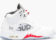 Air Jordan 5 Retro Supreme White