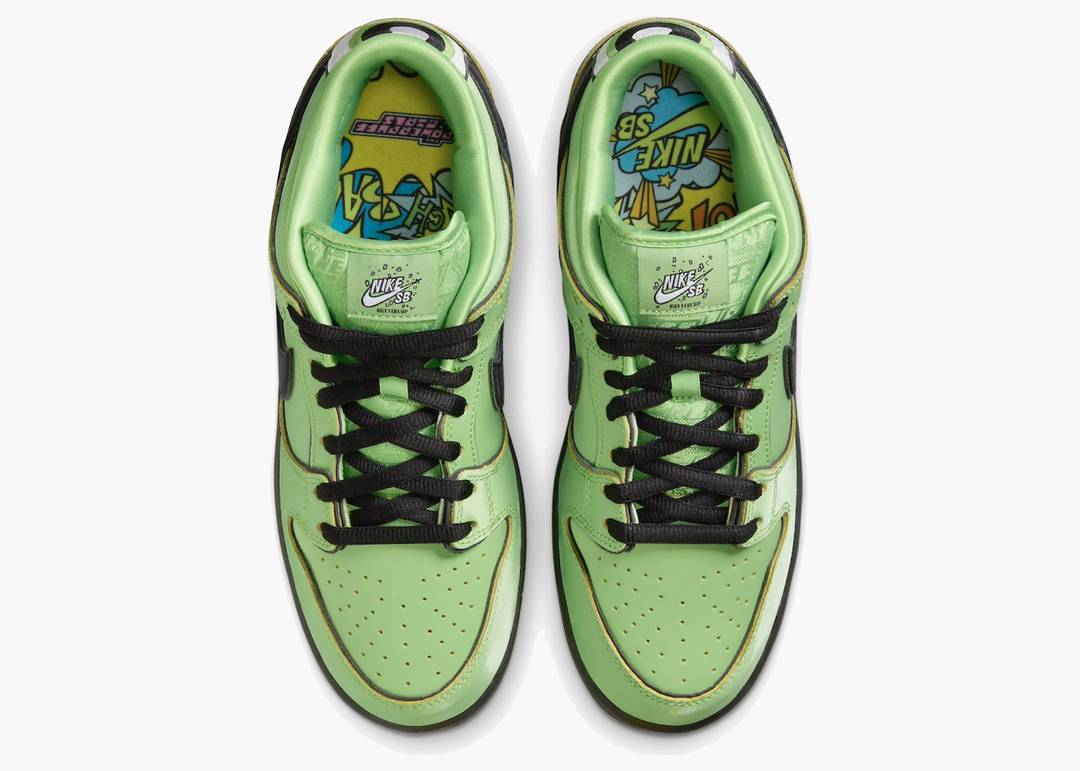 Nike SB Dunk Low The Powerpuff Girls "Buttercup"