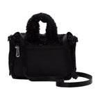 Nike 1L Faux Fur Crossbody Bag 'Black Cool Grey White'