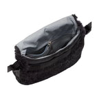 Nike 1L Faux Fur Crossbody Bag 'Black Cool Grey White'
