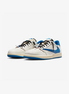 Air Jordan 1 Retro Low OG SP Fragment x Travis Scott “Sail Military Blue”