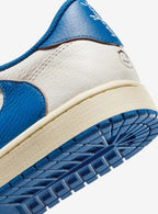 Air Jordan 1 Retro Low OG SP Fragment x Travis Scott “Sail Military Blue”