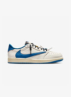 Air Jordan 1 Retro Low OG SP Fragment x Travis Scott “Sail Military Blue”