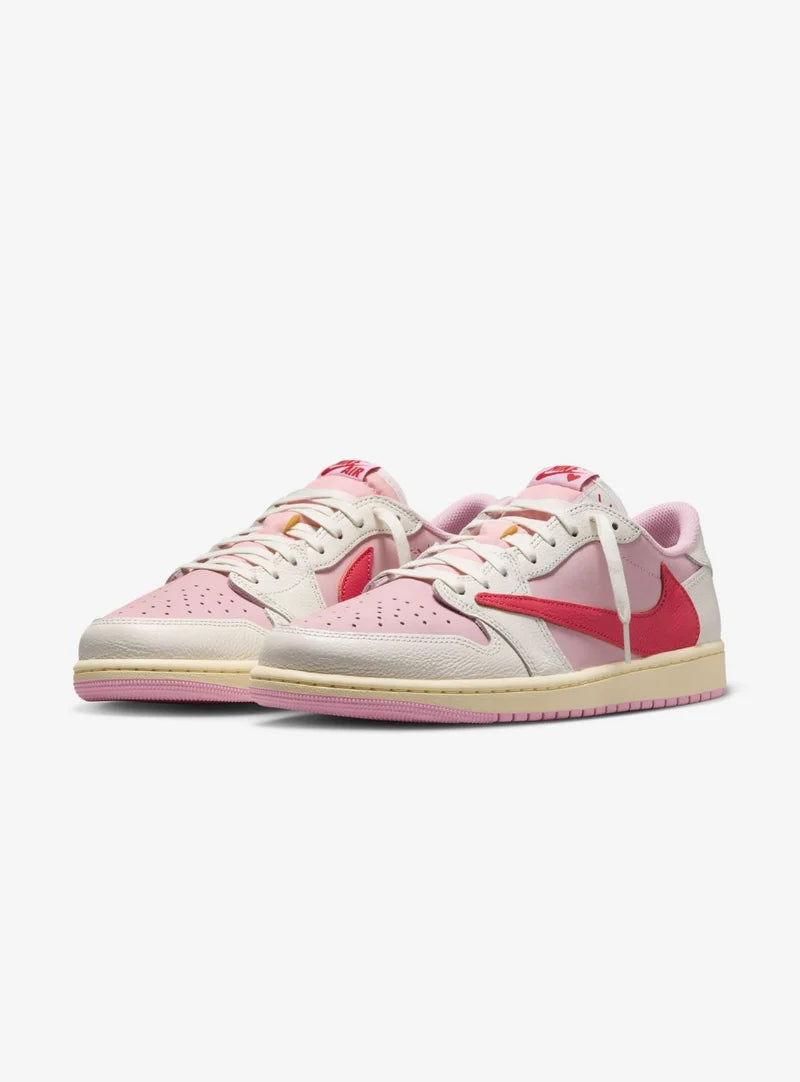 Air Jordan 1 Retro Low OG SP Travis Scott “Sail Tropical Pink”