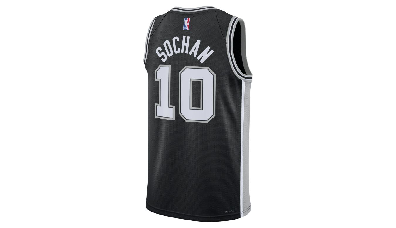 Nike Dri-FIT San Antonio Spurs Jeremy Sochan Icon Edition 2022/23 Swingman Jersey