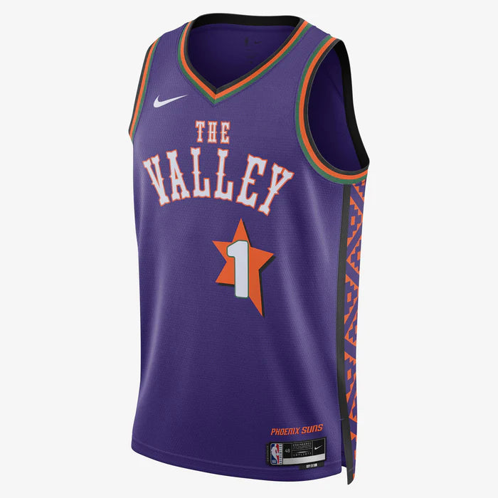 Nike NBA Phoenix Suns Devin Booker NO.1  Jersey