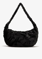 Nike Faux Fur Slouchy Bag