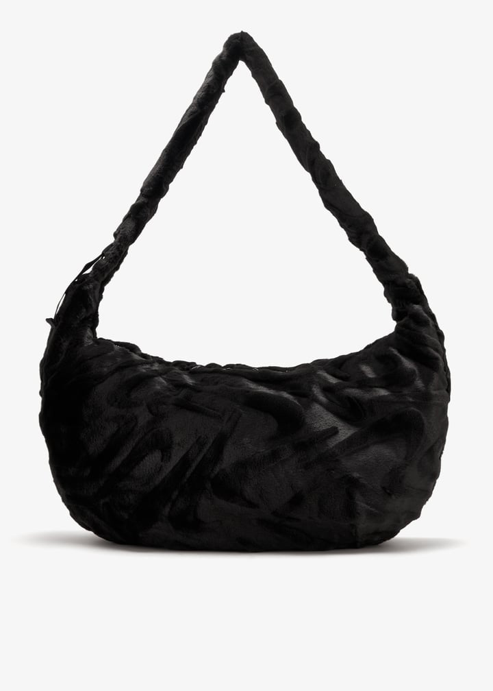 Nike Faux Fur Slouchy Bag