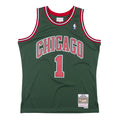 Mitchell&Ness NBA Swingman Jersey #1 Derrick Rose Chicago Bulls (Green)