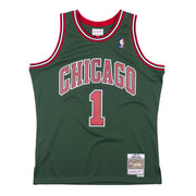 Mitchell&Ness NBA Swingman Jersey #1 Derrick Rose Chicago Bulls (Green)