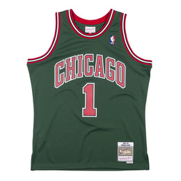 Mitchell&Ness NBA Swingman Jersey #1 Derrick Rose Chicago Bulls (Green)