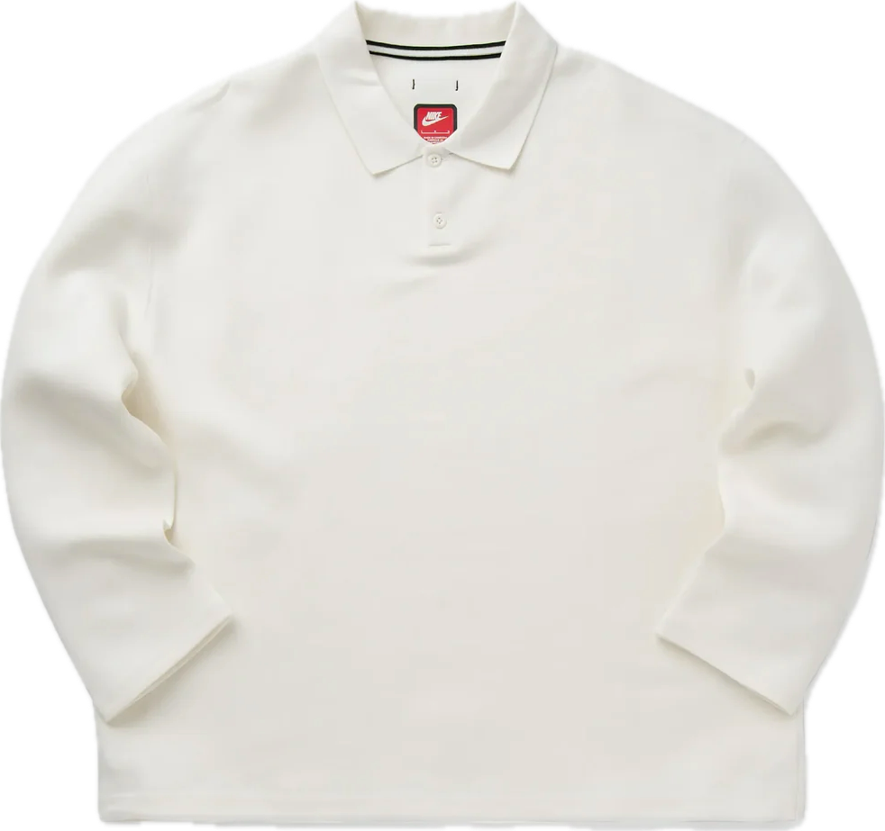 Nike Tech Fleece Polo (White)