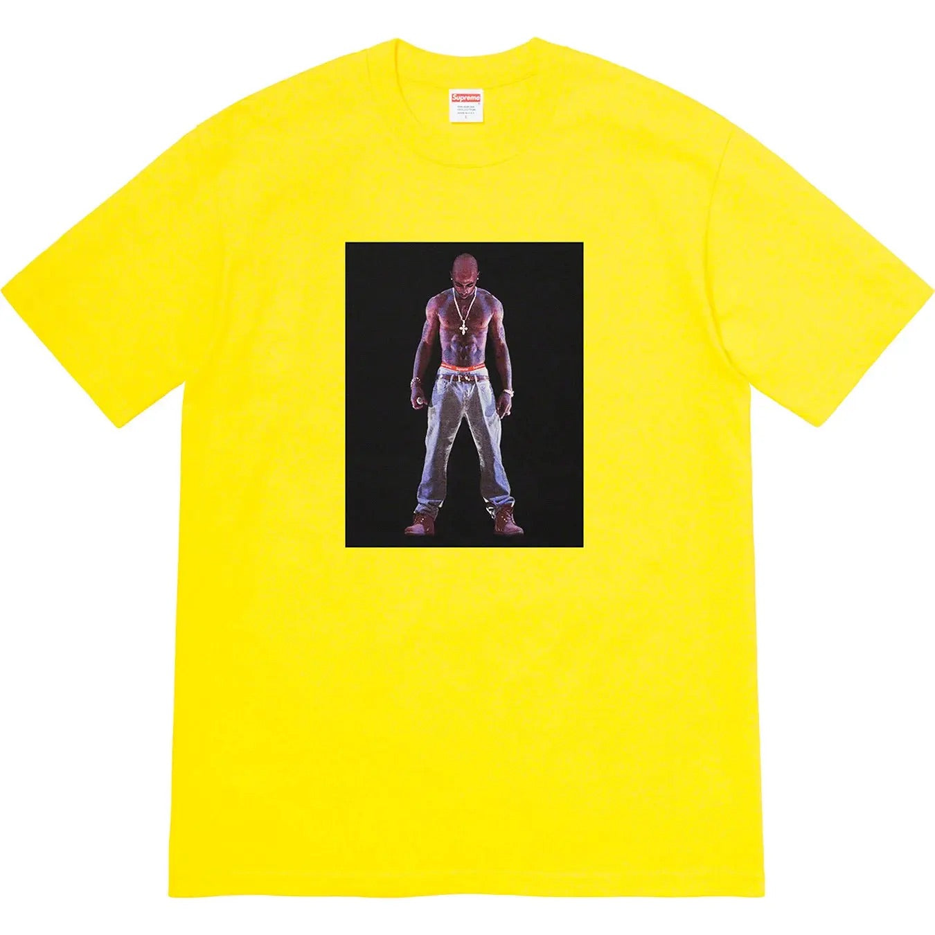 Supreme Tupac Hologram Tee (Yellow)