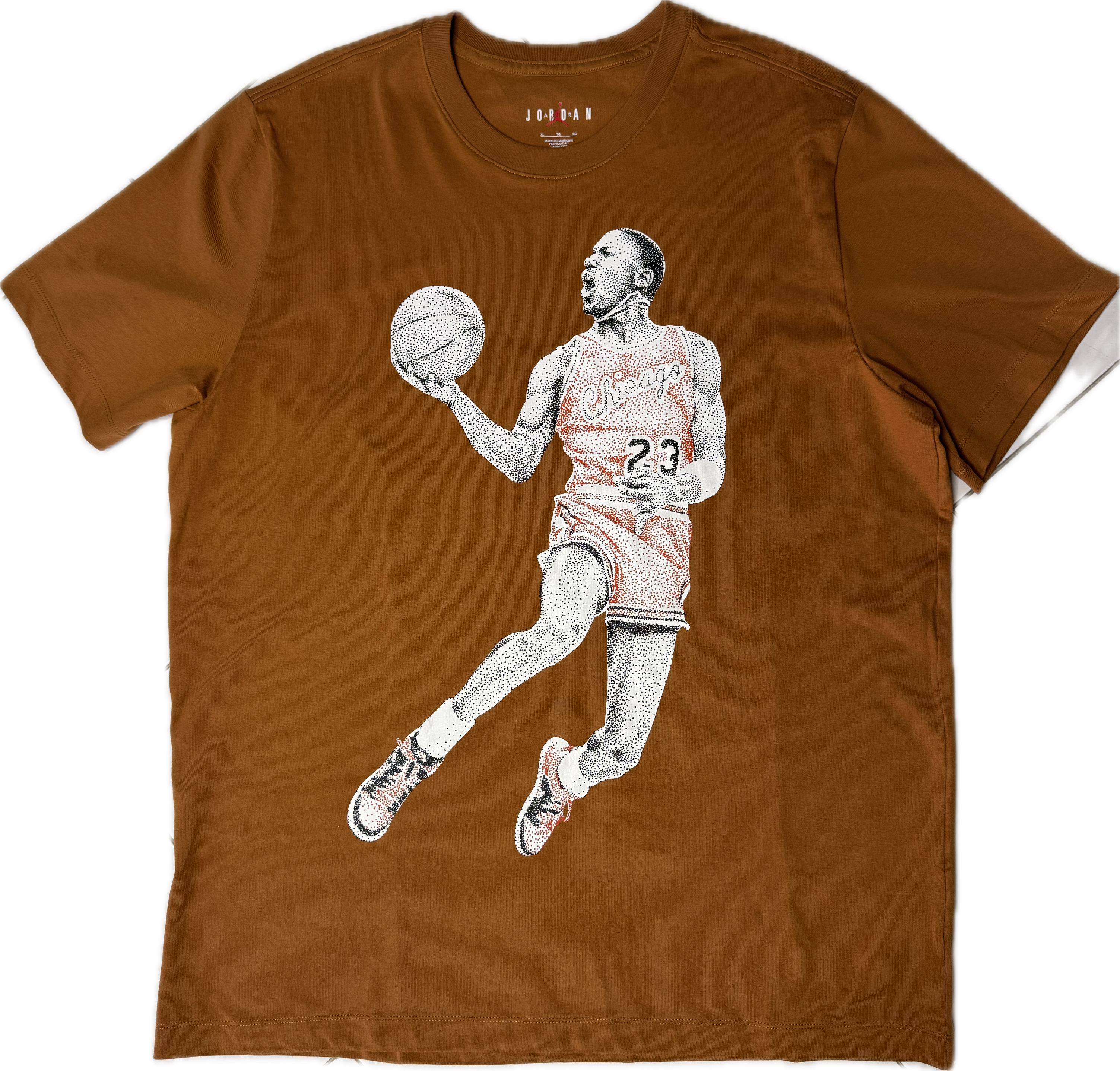 Air Jordan "MJ Hoops" Brown T-Shirt