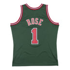 Mitchell&Ness NBA Swingman Jersey #1 Derrick Rose Chicago Bulls (Green)