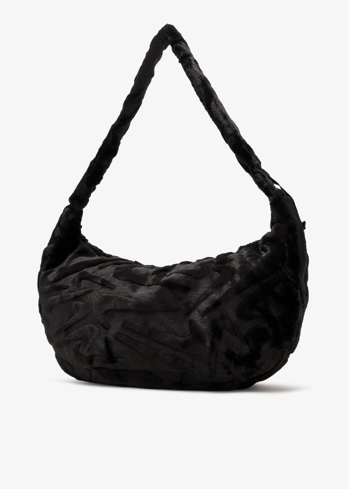Nike Faux Fur Slouchy Bag