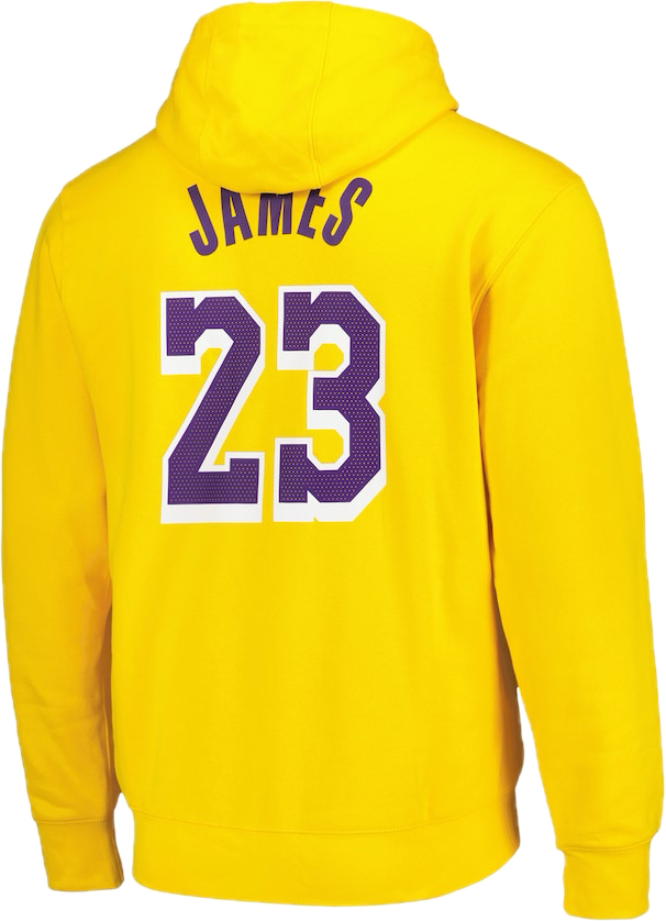 Nike NBA Los Angeles Lakers Lebron James No.23 Hoodie