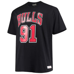 NBA Name&Number Tee – Chicago Bulls – Dennis Rodman (Black)
