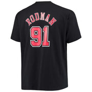 NBA Name&Number Tee – Chicago Bulls – Dennis Rodman (Black)