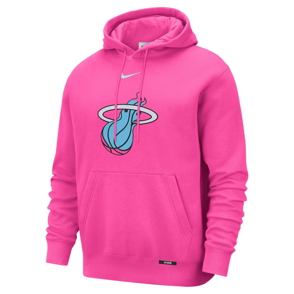 Nike NBA Miami Heat City Edition Logo Club Hoodie