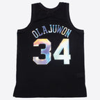Hakeem Olajuwon 1993/1994 Houston Rockets Iridescent NBA Authentic Jersey Mitchell & Ness
