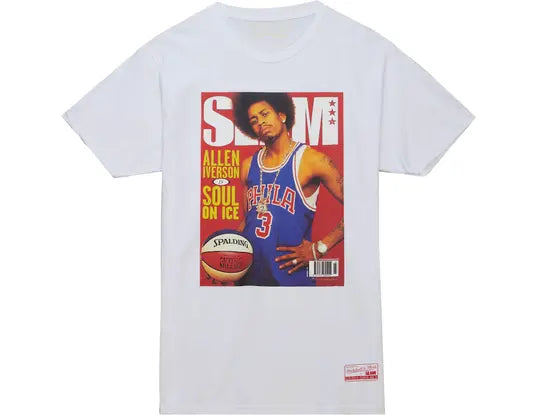 NBA Slam Cover Tee – Philadelphia 76ers – Allen Iverson Mitchell&Ness